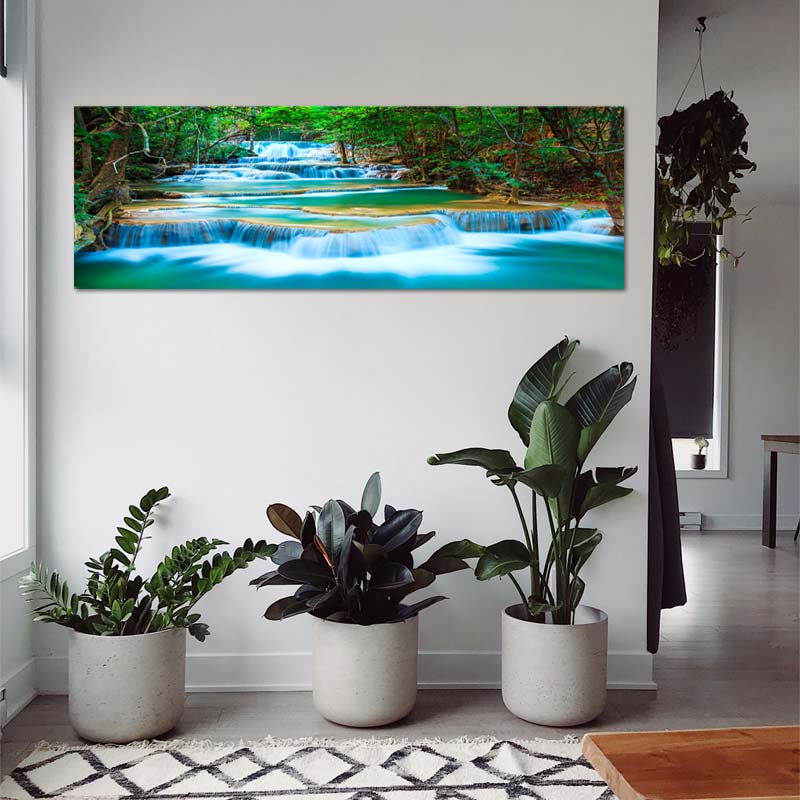 Tableau Cascade Originale Panoramique - TabloDéco.fr