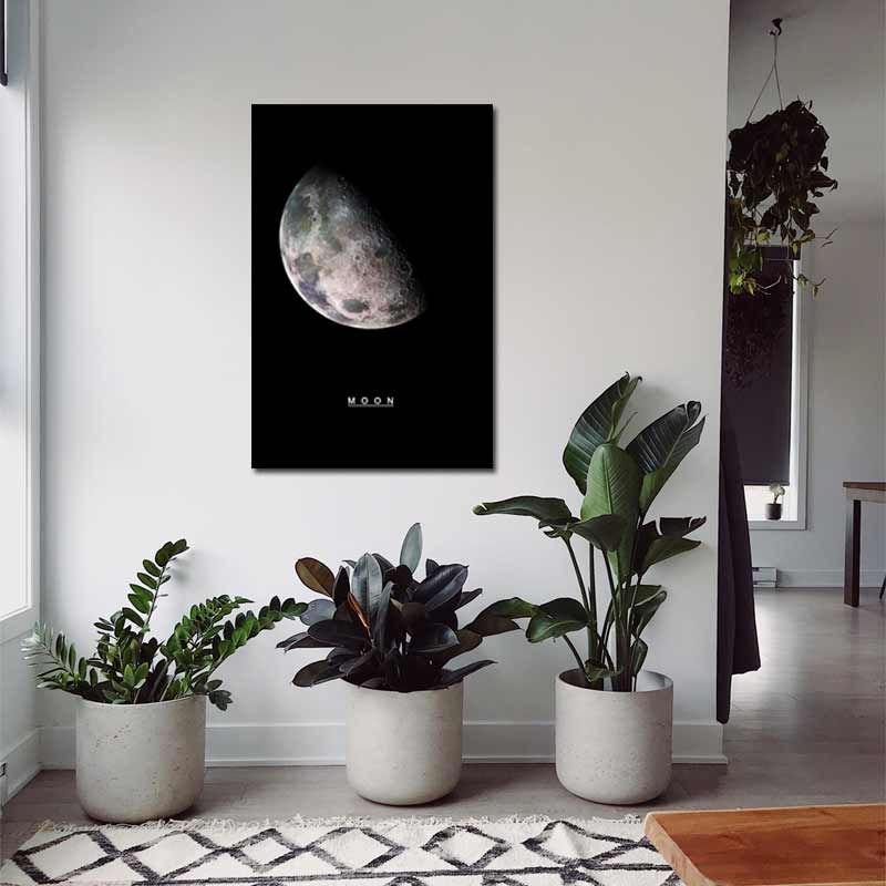 Tableau Décoratif de la Lune - TabloDéco.fr