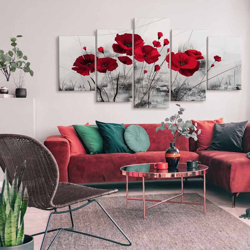 Tableau Fleur Coquelicot