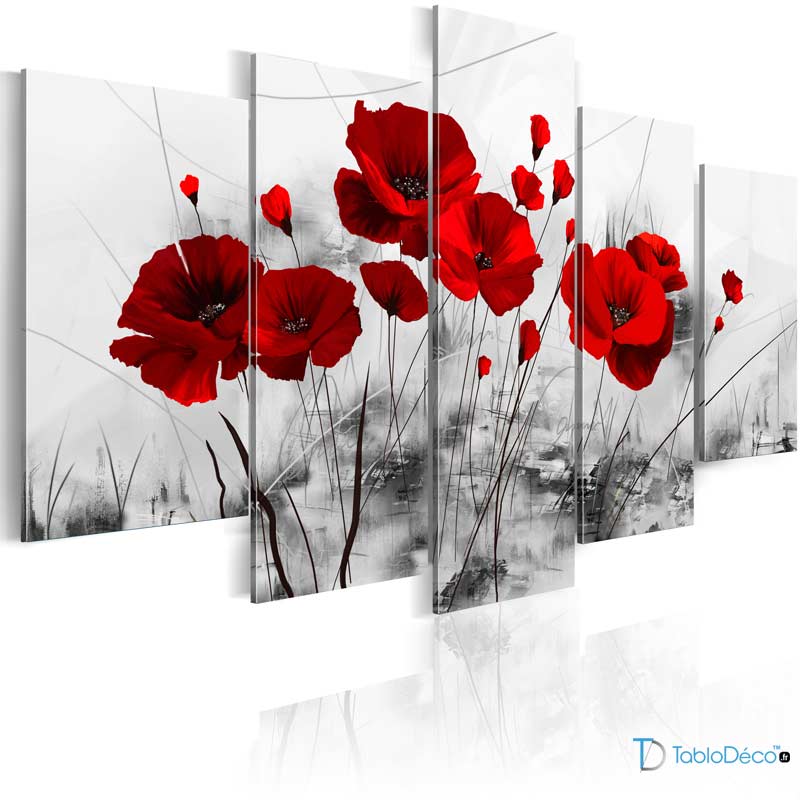 Tableau Fleur Coquelicot