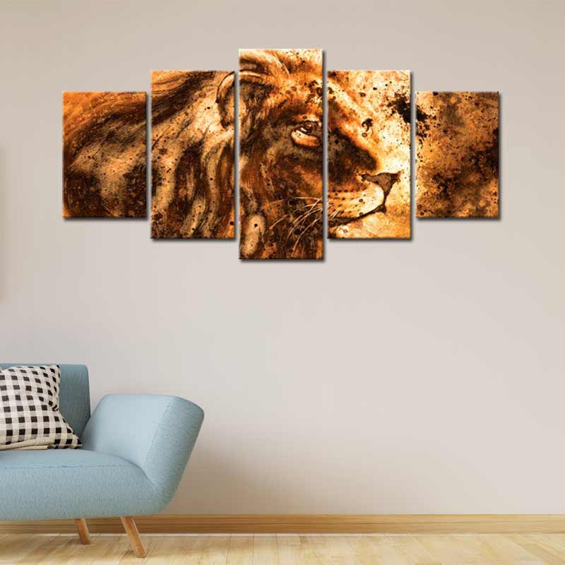 Tableau de décoration Golden Lion