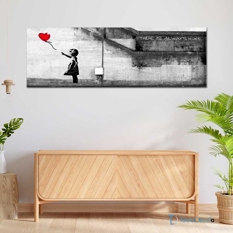 Tableau "Il y a toujours de l'espoir" Banksy