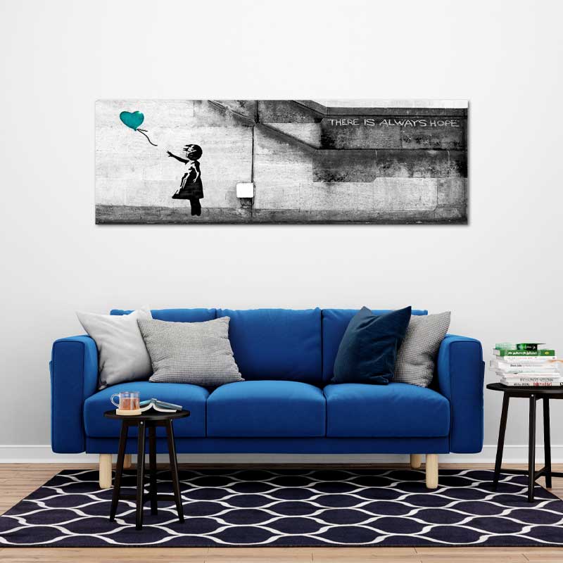 Tableau "Il y a toujours de l'espoir" Banksy