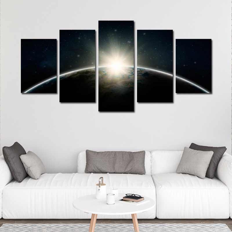 Tableau Impression sur toile Soleil levant - TabloDéco.fr
