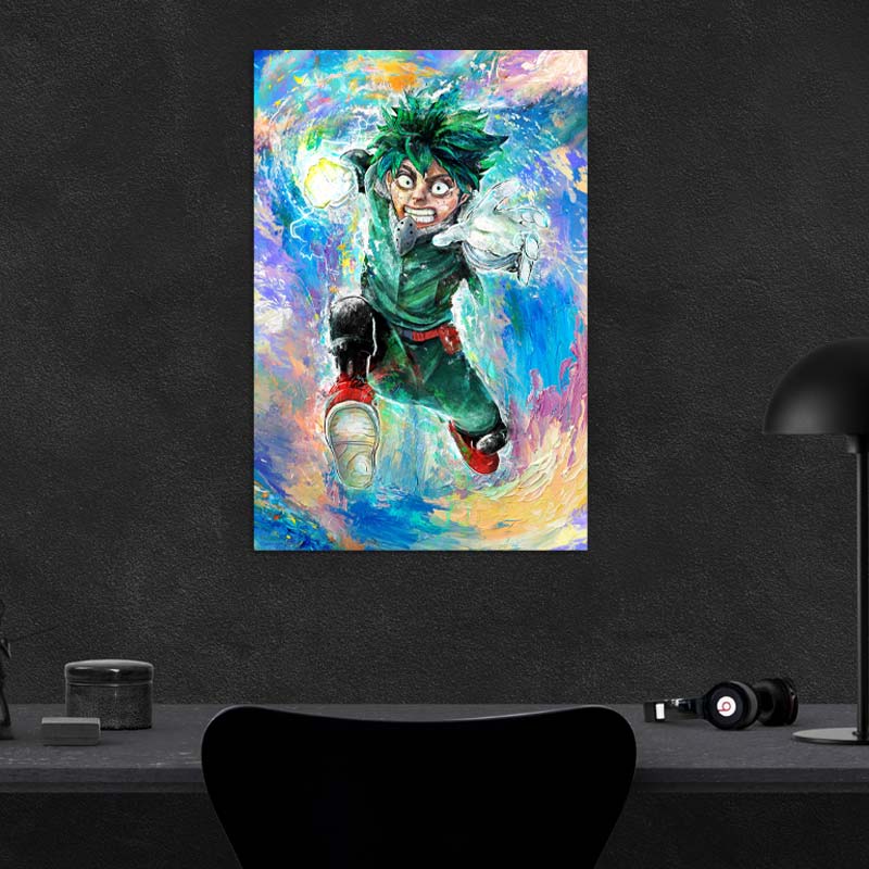 Tableau décoratif du personnage Izuku Midoriya - My Hero Academia