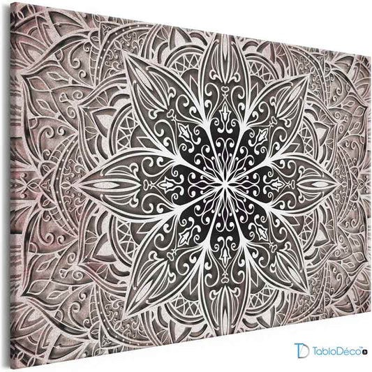Acheter un Tableau Mandala Argent