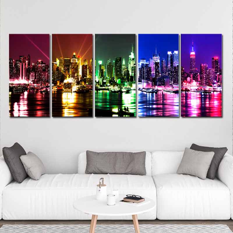 Tableau New York Coloré