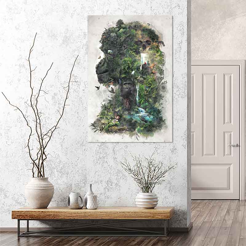 Tableau Original Singe