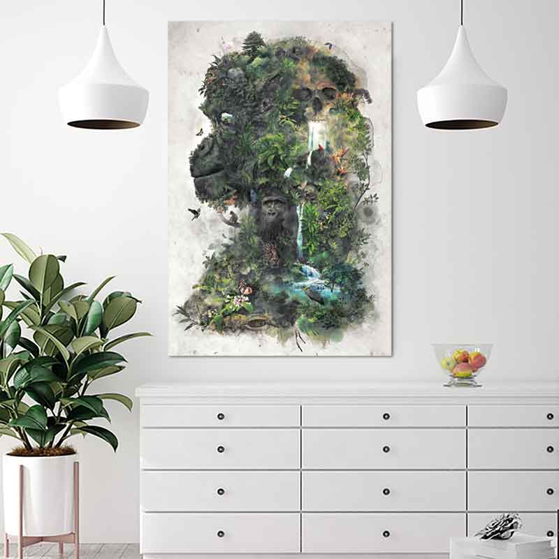 Tableau sur toile Original Singe