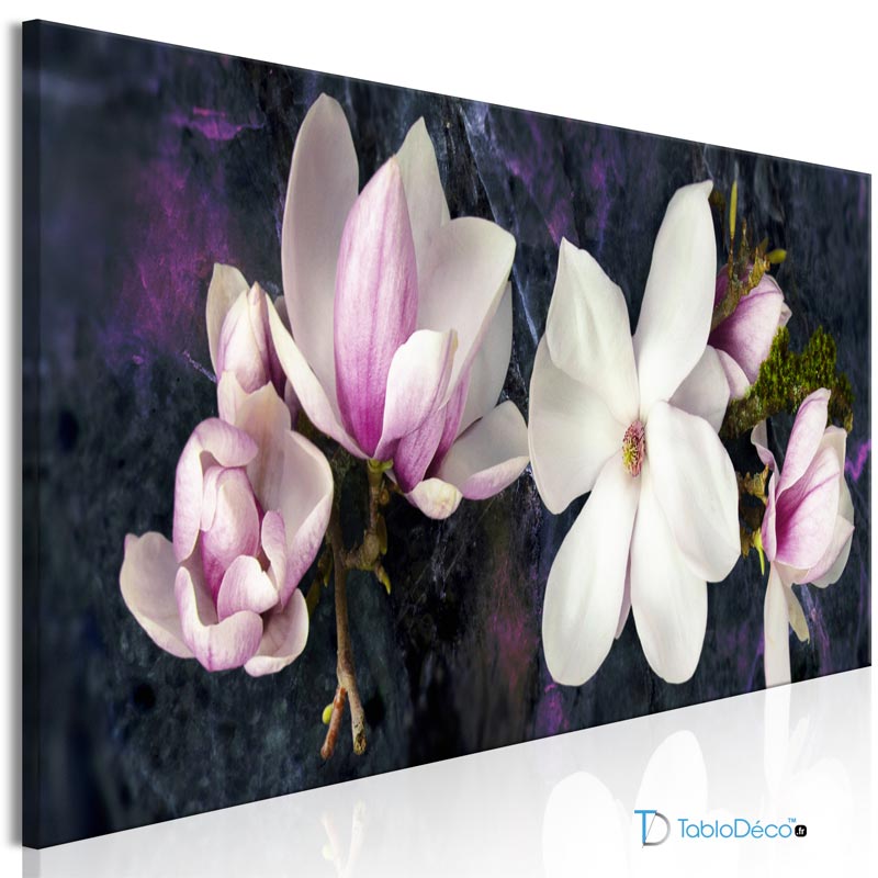 Tableau Panoramique Fleurs