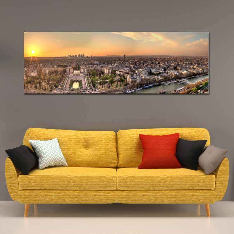 Tableau décoratif Panoramique de Paris