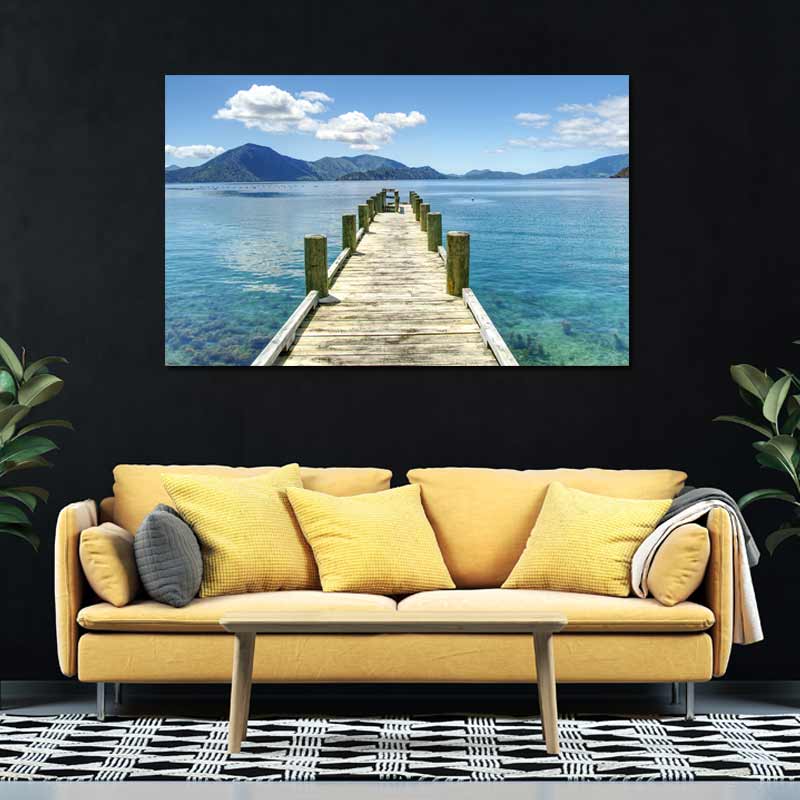 Tableau Ponton Bord de Mer