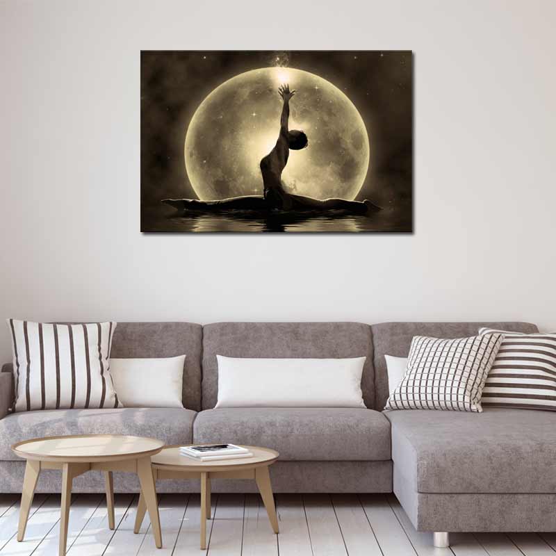 Tableau décoratif Silhouette Lunaire