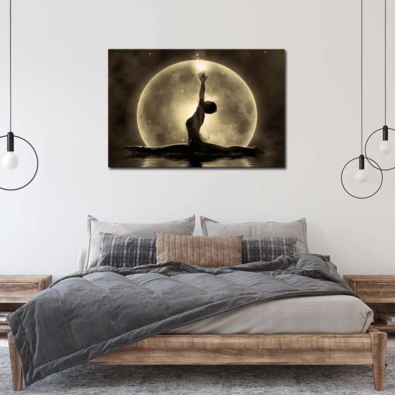 Tableau mural Silhouette Lunaire