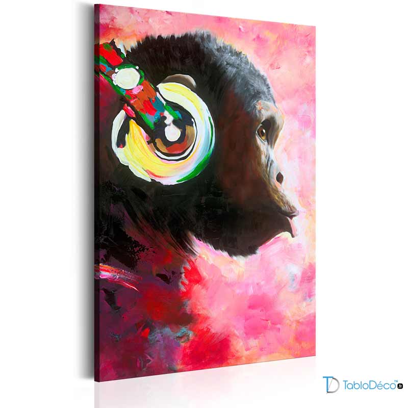 Acheter un Tableau Singe DJ