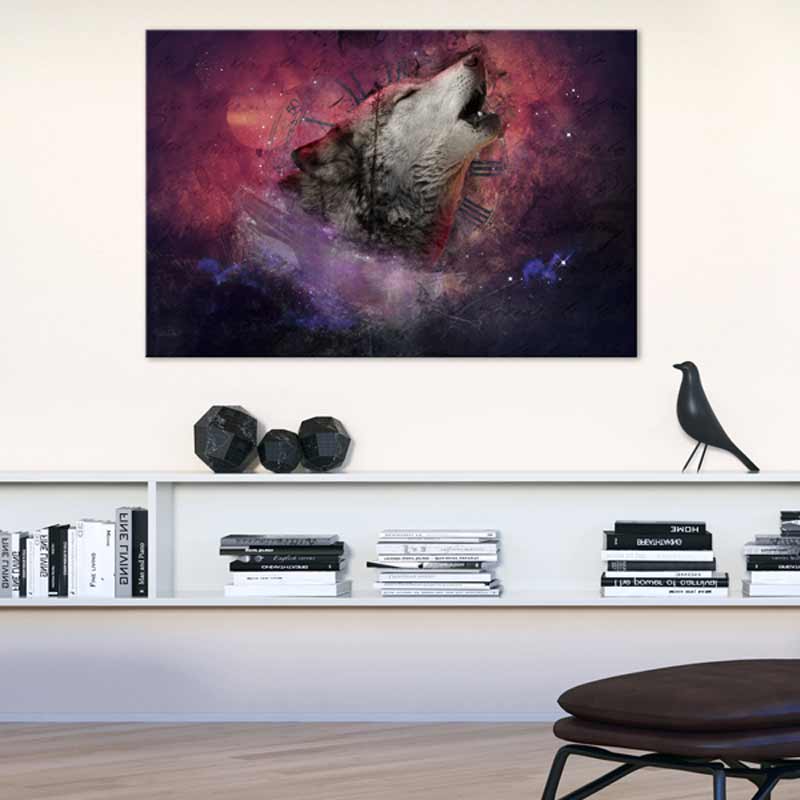 Tableau avec une Tête de Loup