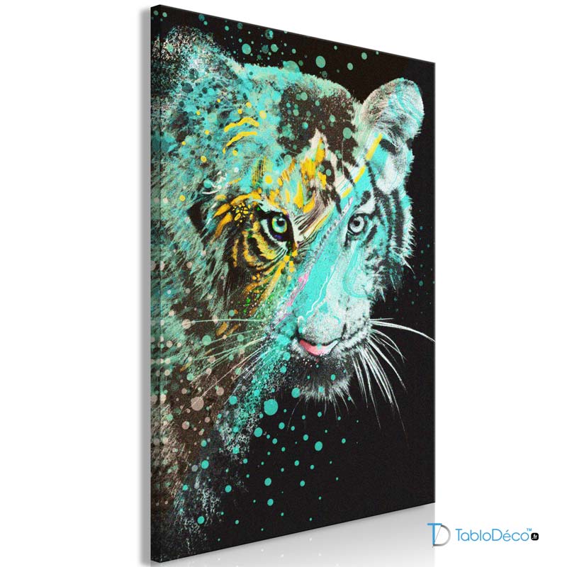Tableau Tigre Street Art - TabloDéco.fr