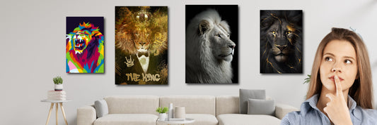 Comment choisir un tableau lion ? - TabloDéco.fr