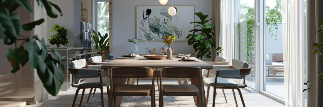 Trouvez l'inspiration pour décorer un grand mur de salle à manger