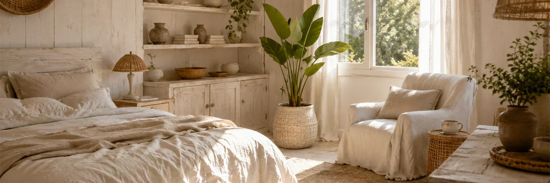Déco naturelle en bois blanchi : le charme lumineux qui ne se démode pas