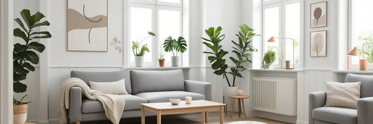 Décoration salon style scandinave - TabloDéco.fr