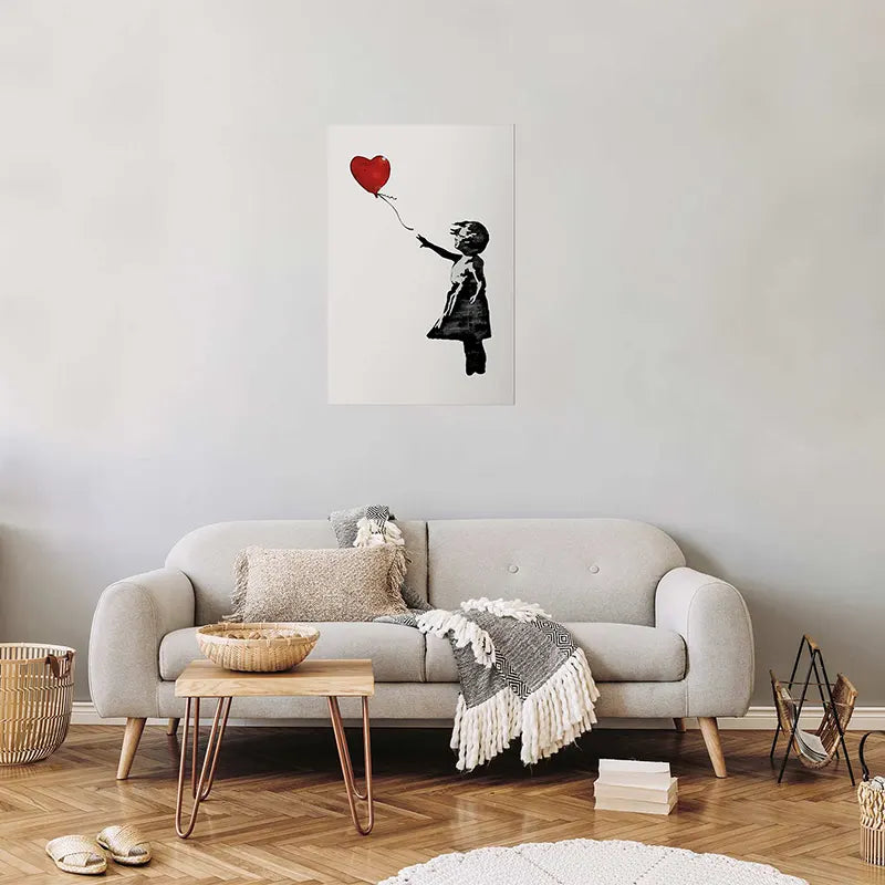Poster Banksy "La Petite Fille au Ballon"