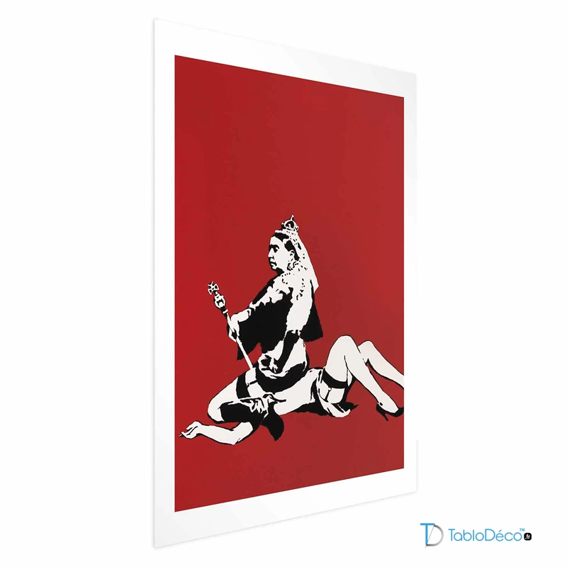 Affiche déco Queen Victoria de Banksy