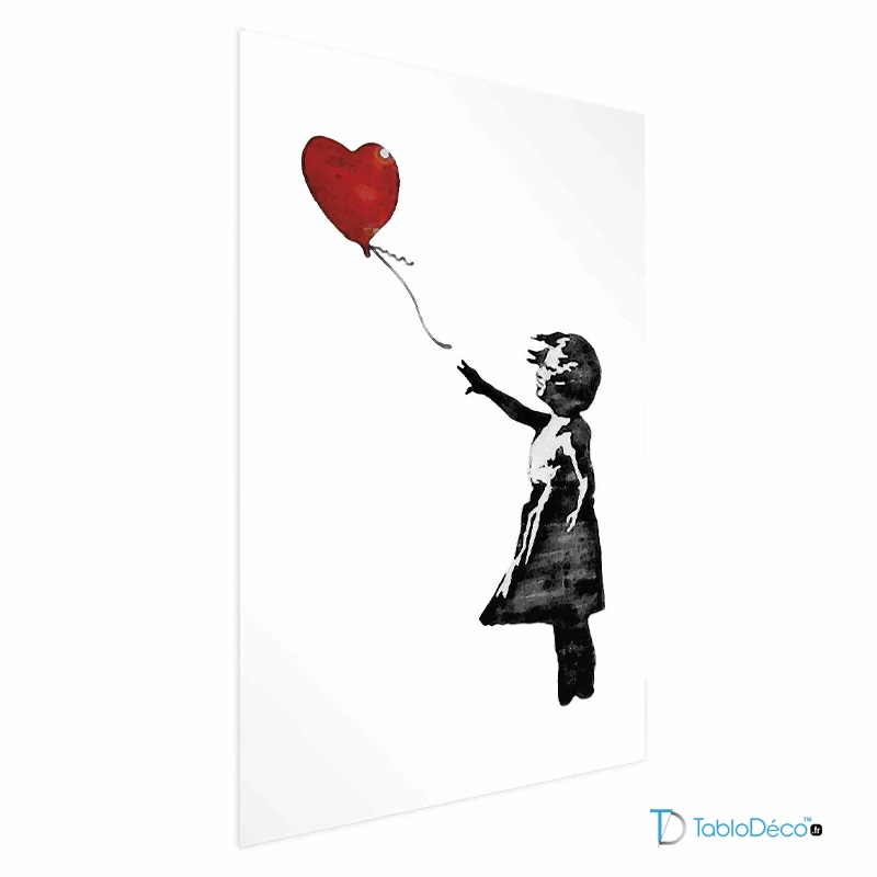 Affiche La Petite fille au ballon Banksy