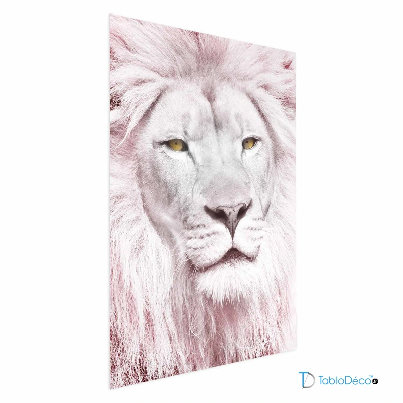 Affiche d'un Lion La Force Tranquille