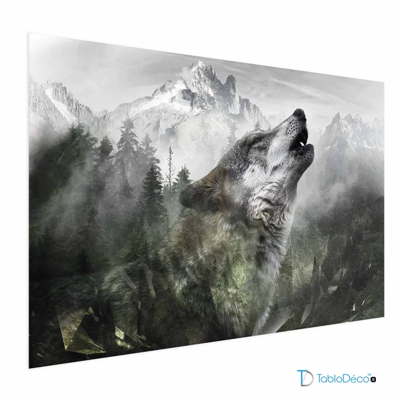 Affiche d'un Loup Hurlant
