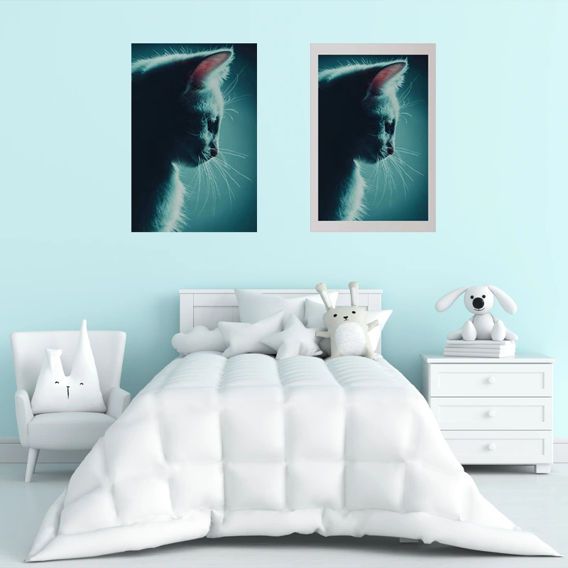 Affiche murale d'un Chat de Nuit