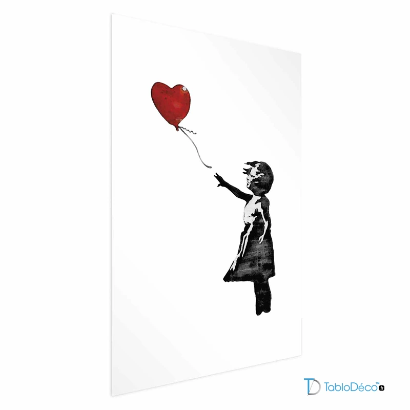 Affiche murale de La Petite fille au ballon Banksy