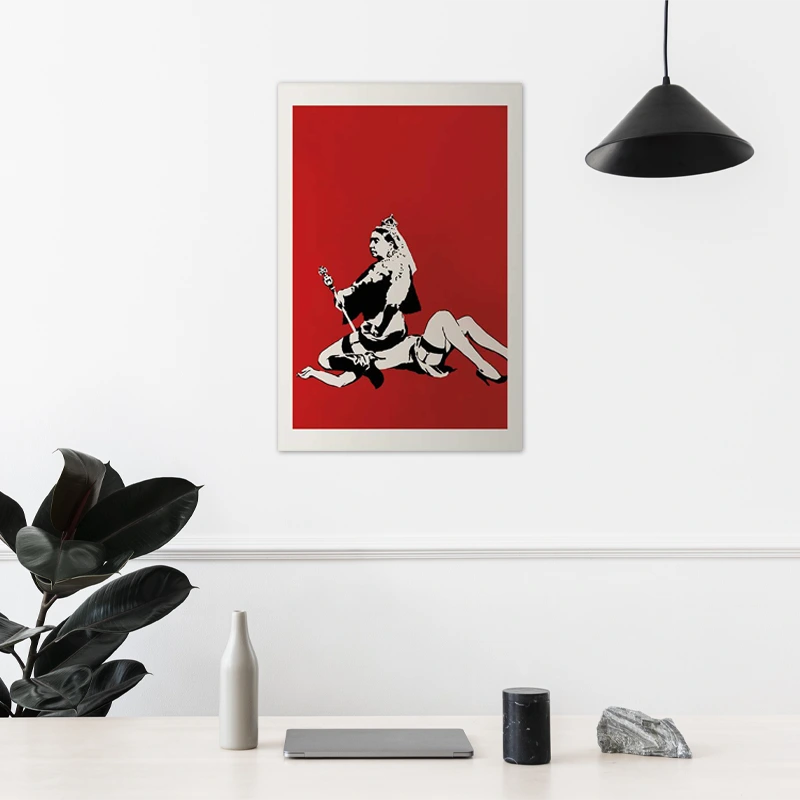 Affiche murale Queen Victoria Banksy bureau