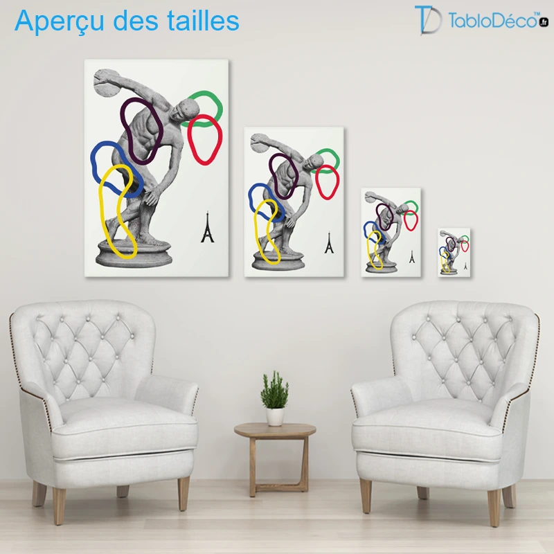 Tableau Discobole aux JO