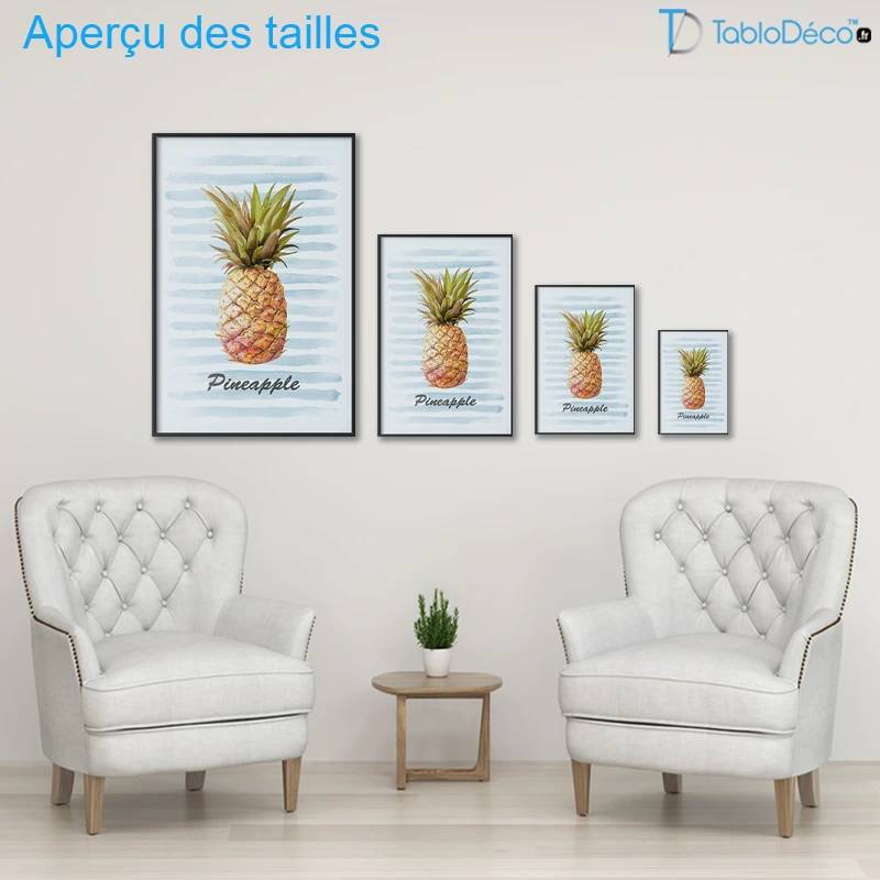 Poster Ananas Exotique