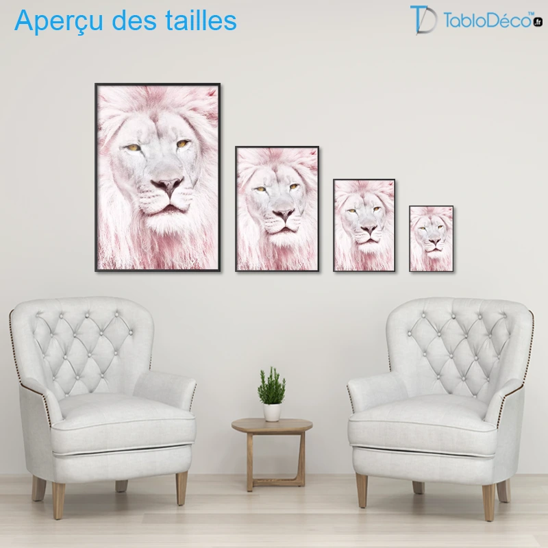 Poster Lion Force Tranquille