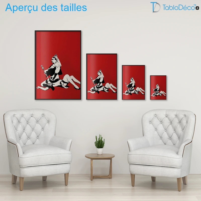 Poster Banksy "Queen Victoria"