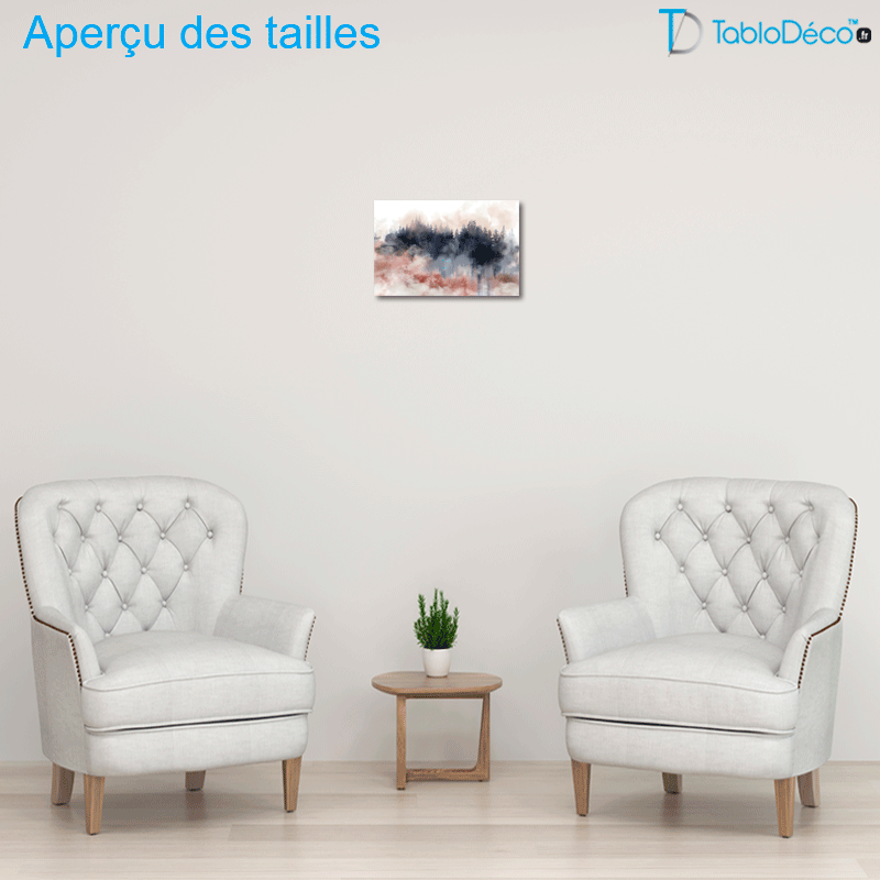 Tableau Forêt Abstraite
