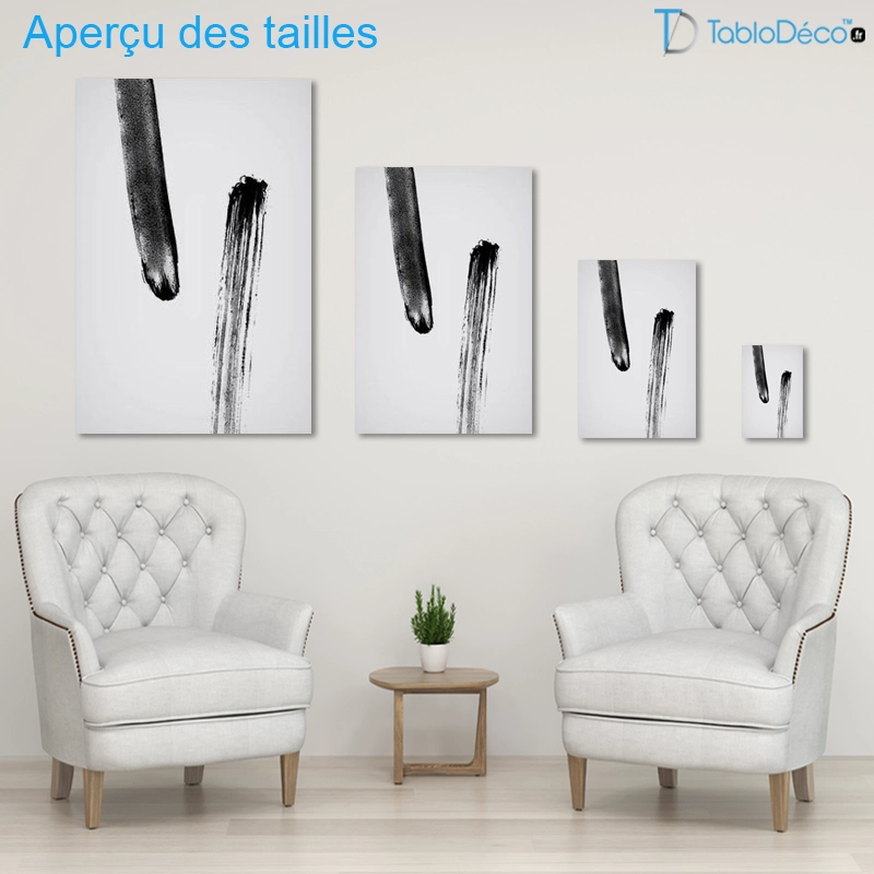 Tableau Moderne Noir et Blanc