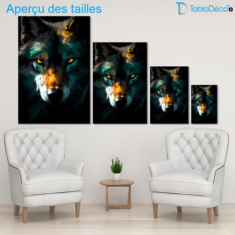 Tableau Portrait Loup