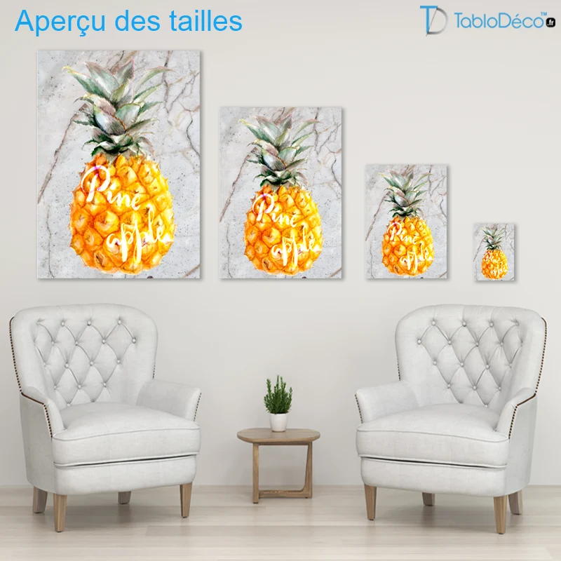 Tableau Scandinave Ananas