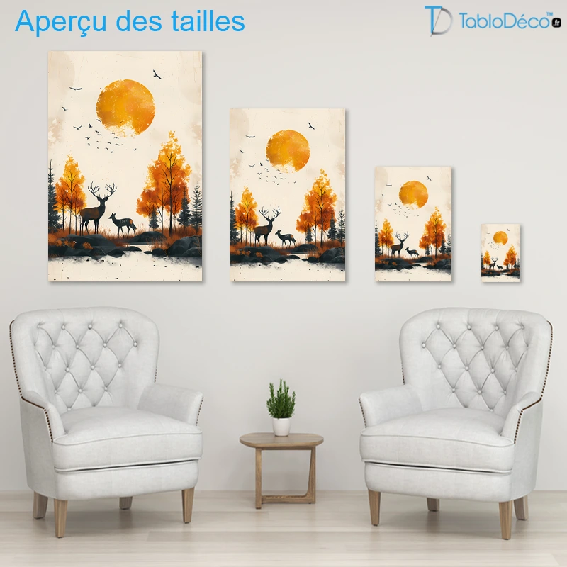 Tableau Scandinave Animaux