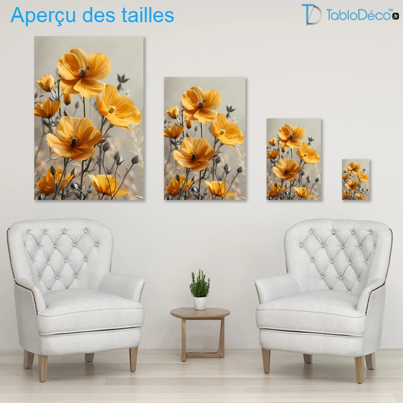 Tableau Scandinave Fleurs