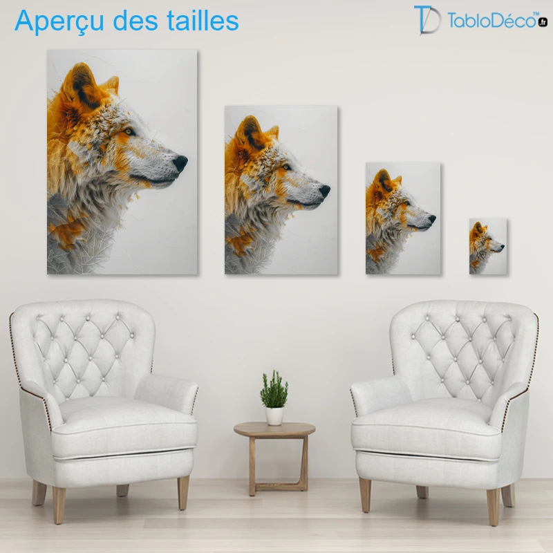 Tableau Scandinave Loup