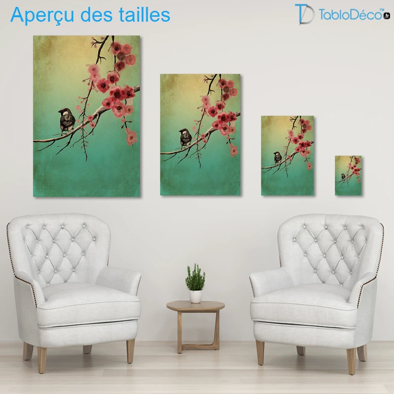 Tableau Scandinave Oiseau