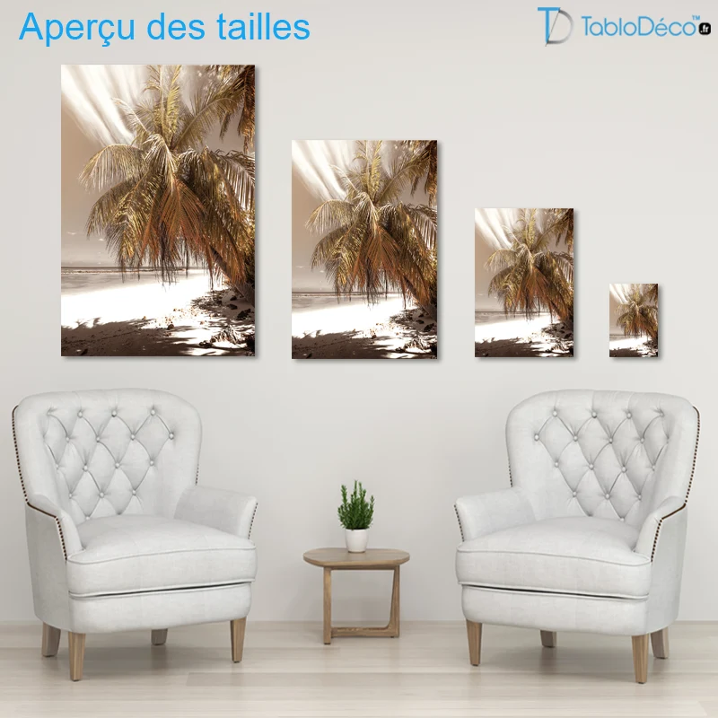 Tableau Scandinave Palmier