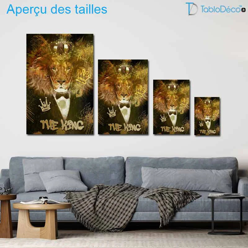 Tableau Street Art Lion (The King)