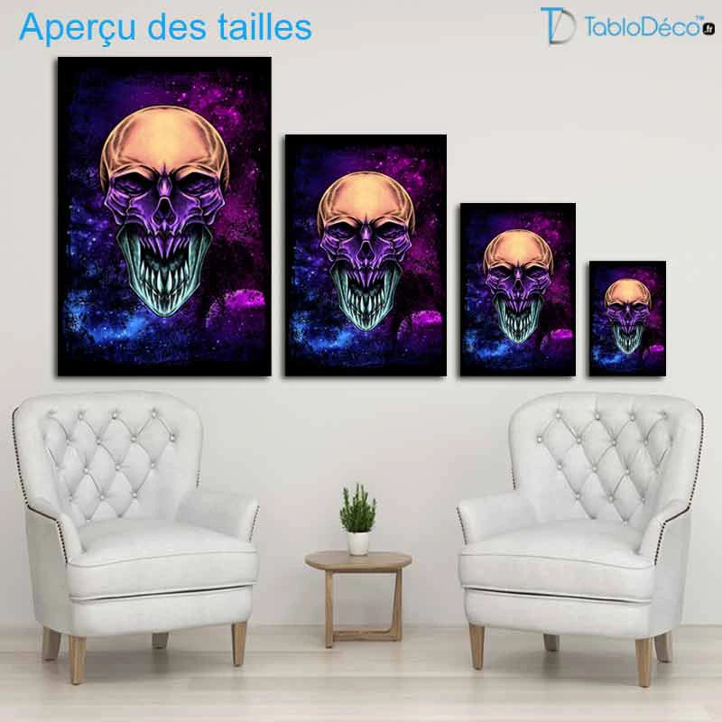 Tableau Design Tête de Mort