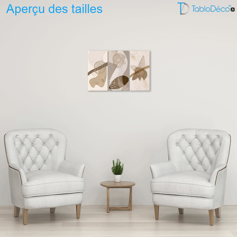 Tableau Triptyque Scandinave