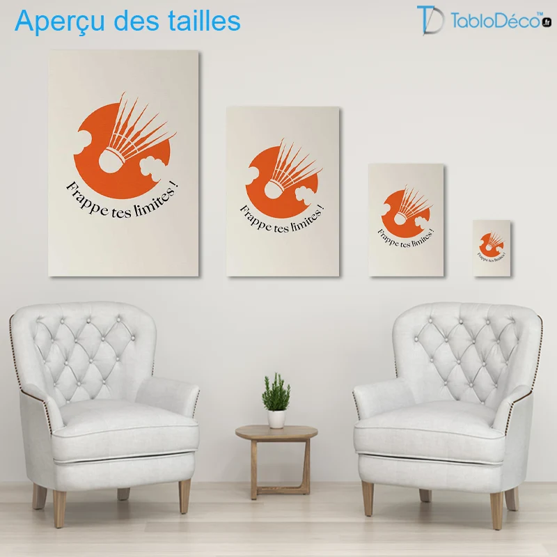 Tableau Volant de Badminton